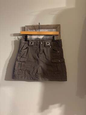 Y2K Athleta cargo mini skirt size 2
